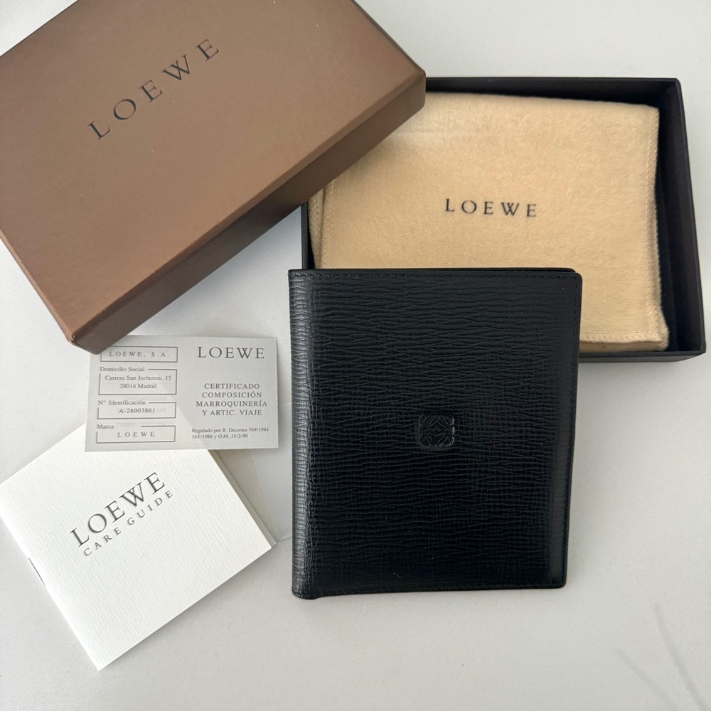 Loewe Leather Passport Holder Brand New